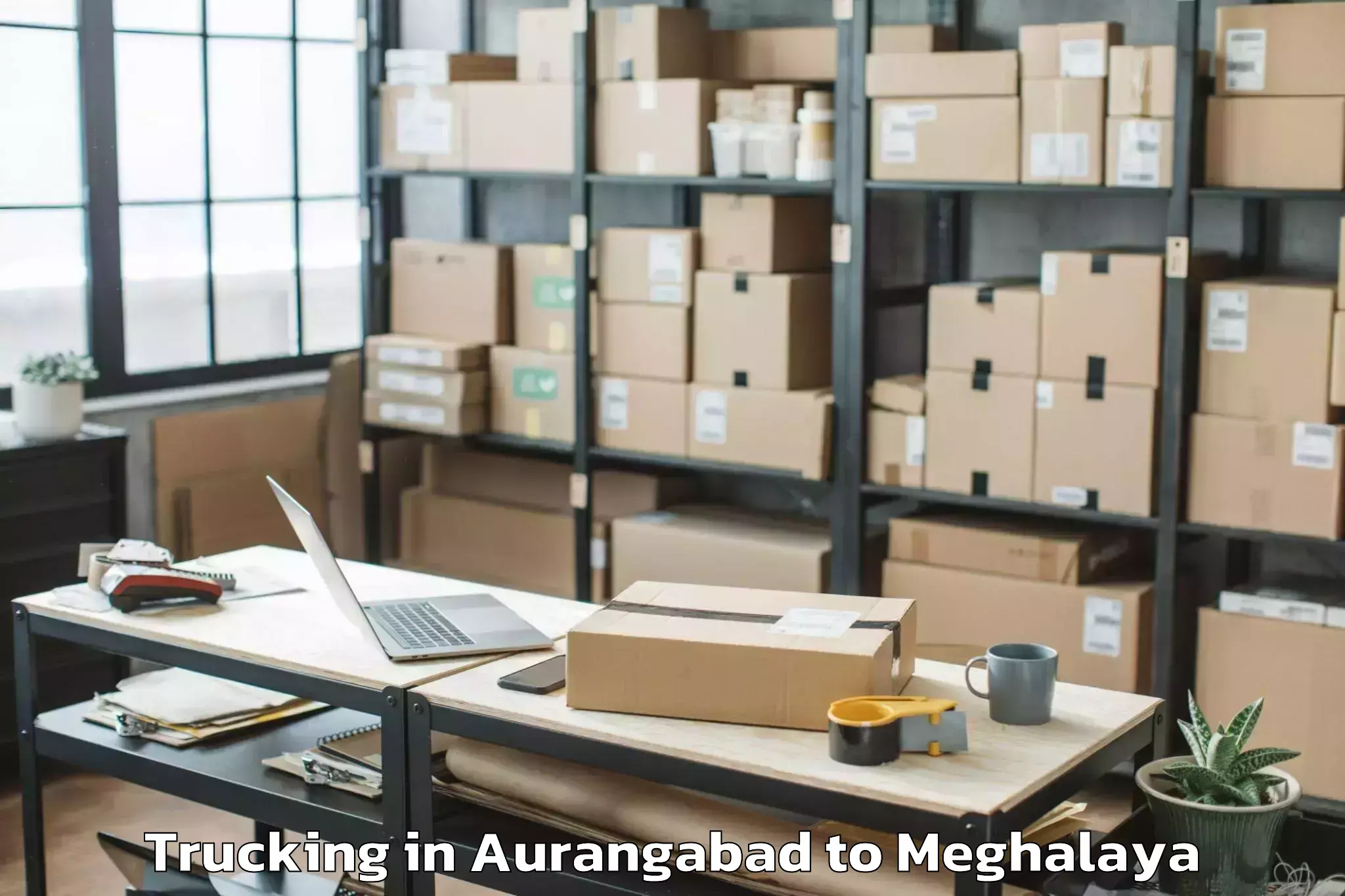 Expert Aurangabad to Khatarshnong Laitkroh Trucking